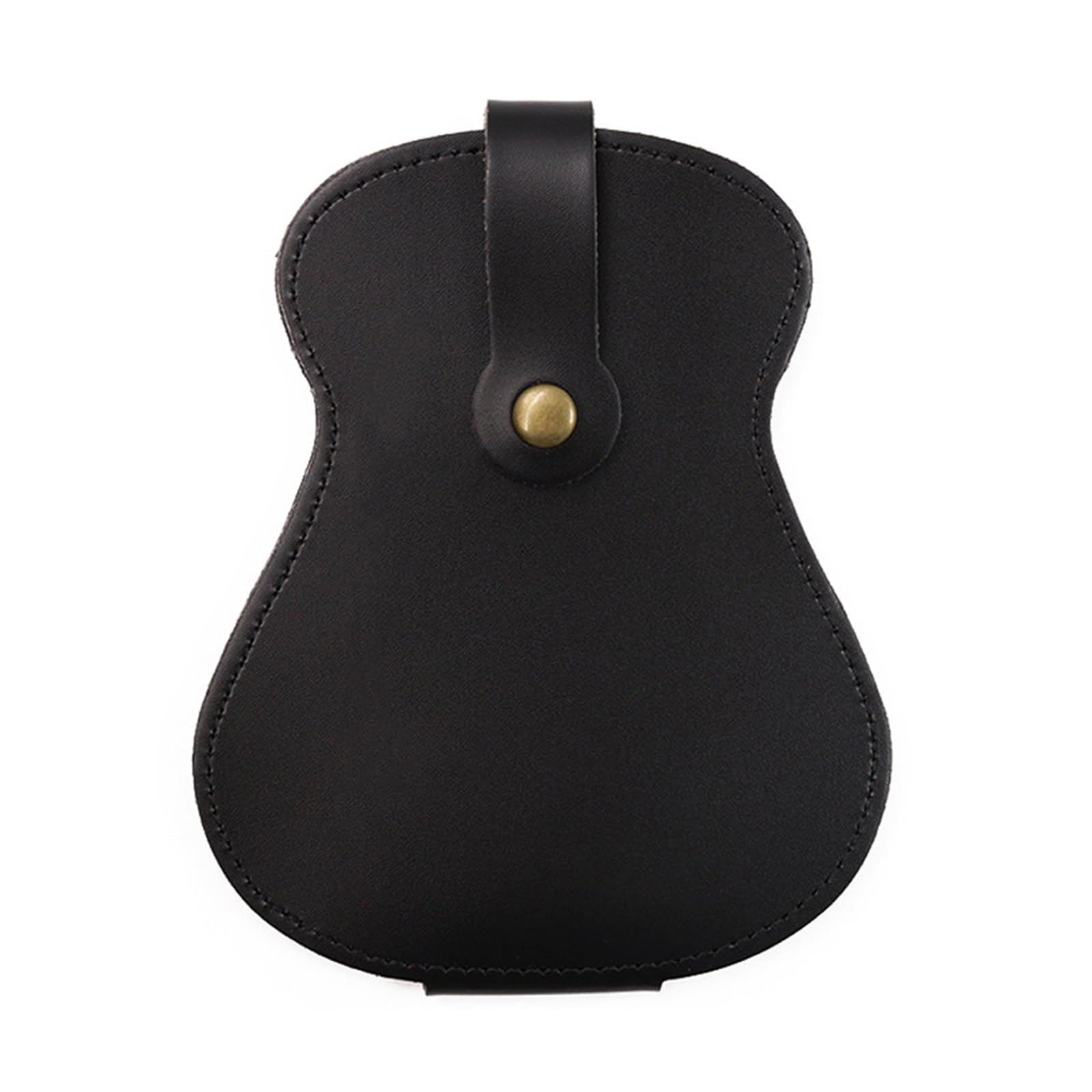 HYMAIPROSPERITY One Piece Durable Pu Leather Guitar Pick Case Useful Leather Keyring Guitar Pick Display Fashionable Guitar Picks Keychain for Guitar Picks