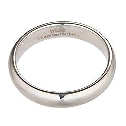 MJ Metals Jewelry Classic Mirror Polished White