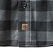 Legendary Whitetails Men's Standard Long Sleeve Fleece Button Up Shirt Casual Fit Thick Heavyweight, Graphite Plaid, Large