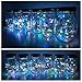 Decorman Solar Mason Jar Lid Lights, 6 Pack 10 LED Waterproof String Fairy Star Firefly Jar Lids Lights for Patio Garden Yard Lawn Party Wedding Christmas Decoration(Jars & Hangers Not Included)