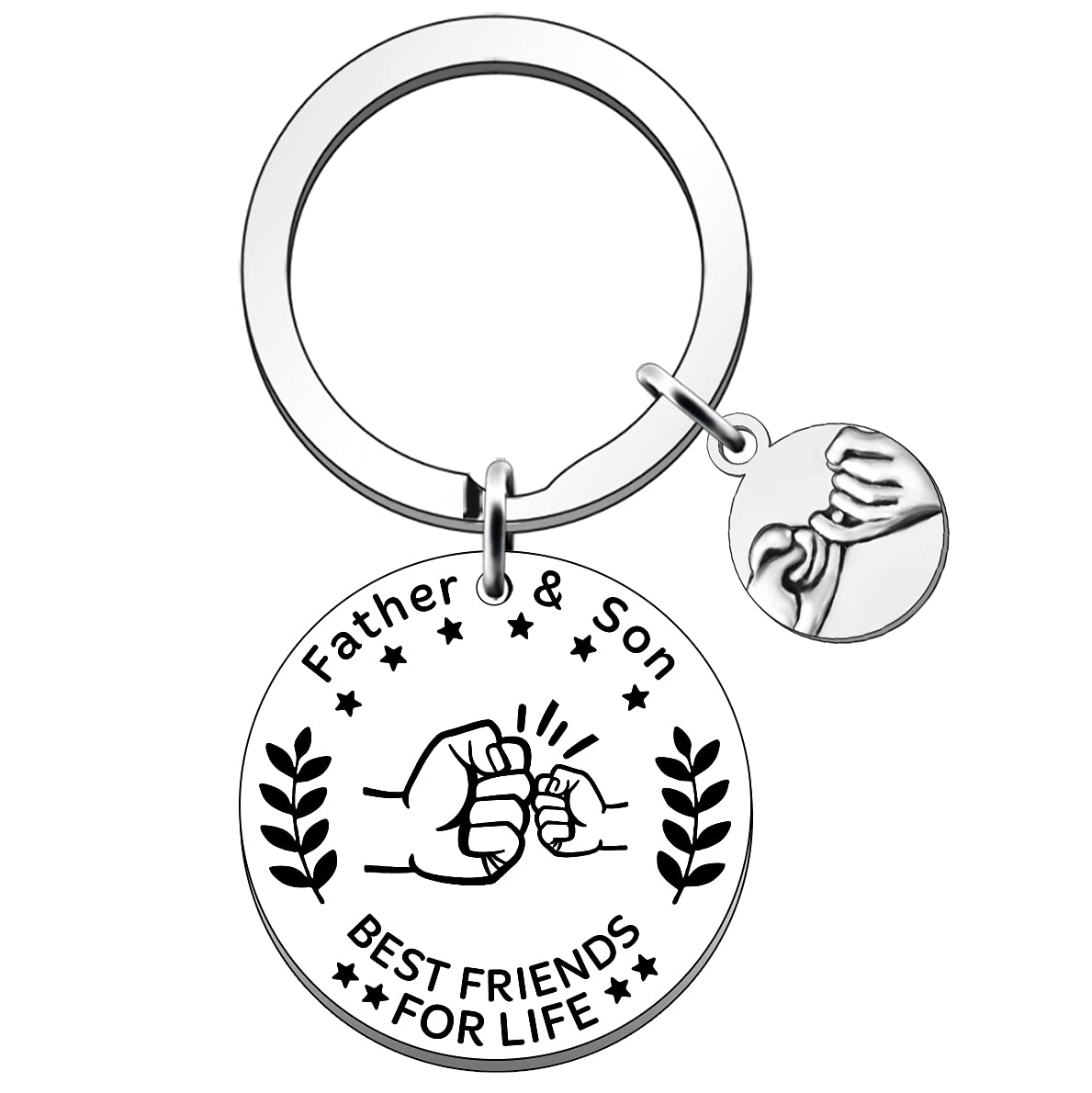 SDOFY Dad & Son Keyring - Dad & Son Gifts for Birthday, Christmas, Father's Day
