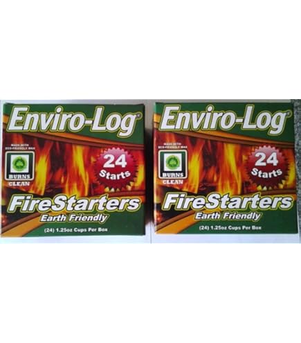10008 Sales Enviro Log Fire Starter - 24 Count, Brown