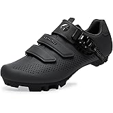 FOTGOAT Mens Mountain Bike Cycling Shoes Women, MTB-Shoes Compatible Installation SPD Cleats