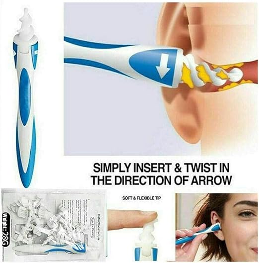 KRY 16PCS Strumento di rimozione cerume, detergente per cerume