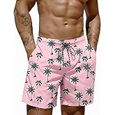 COOFANDY Mens Swim Trunks 7 inch Bathing Suit with Mesh Liner Swim Shorts Board Short Swimsuit
