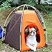 Ruixiang Pet Teepee Dog Cat Bed - Portable Dog Tents & Pet Houses Indoor Outdoor Portable Teepee Mat Dog Supplies (Yellow)