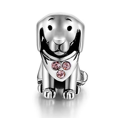 925 Sterling Silber Charm Hund passt für Pandora Armband Geschenk für Fille/Hundeliebhaber