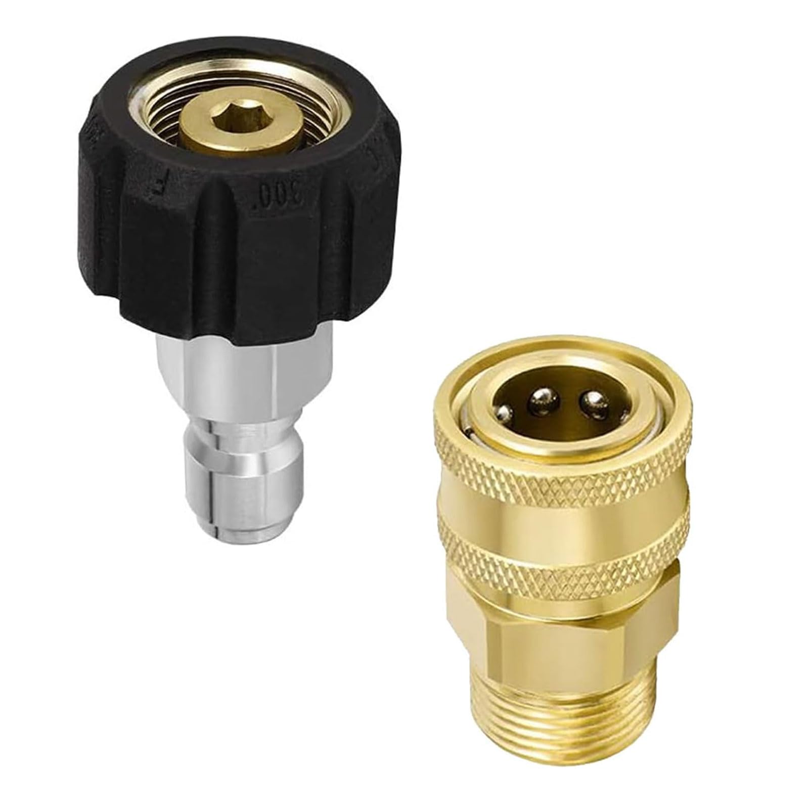 GIONAR M22-14 Pressure Washer Adapter Kit, 3/8" Quick Connect Swivel Accessories Adaptors for High Pressure Water Guns