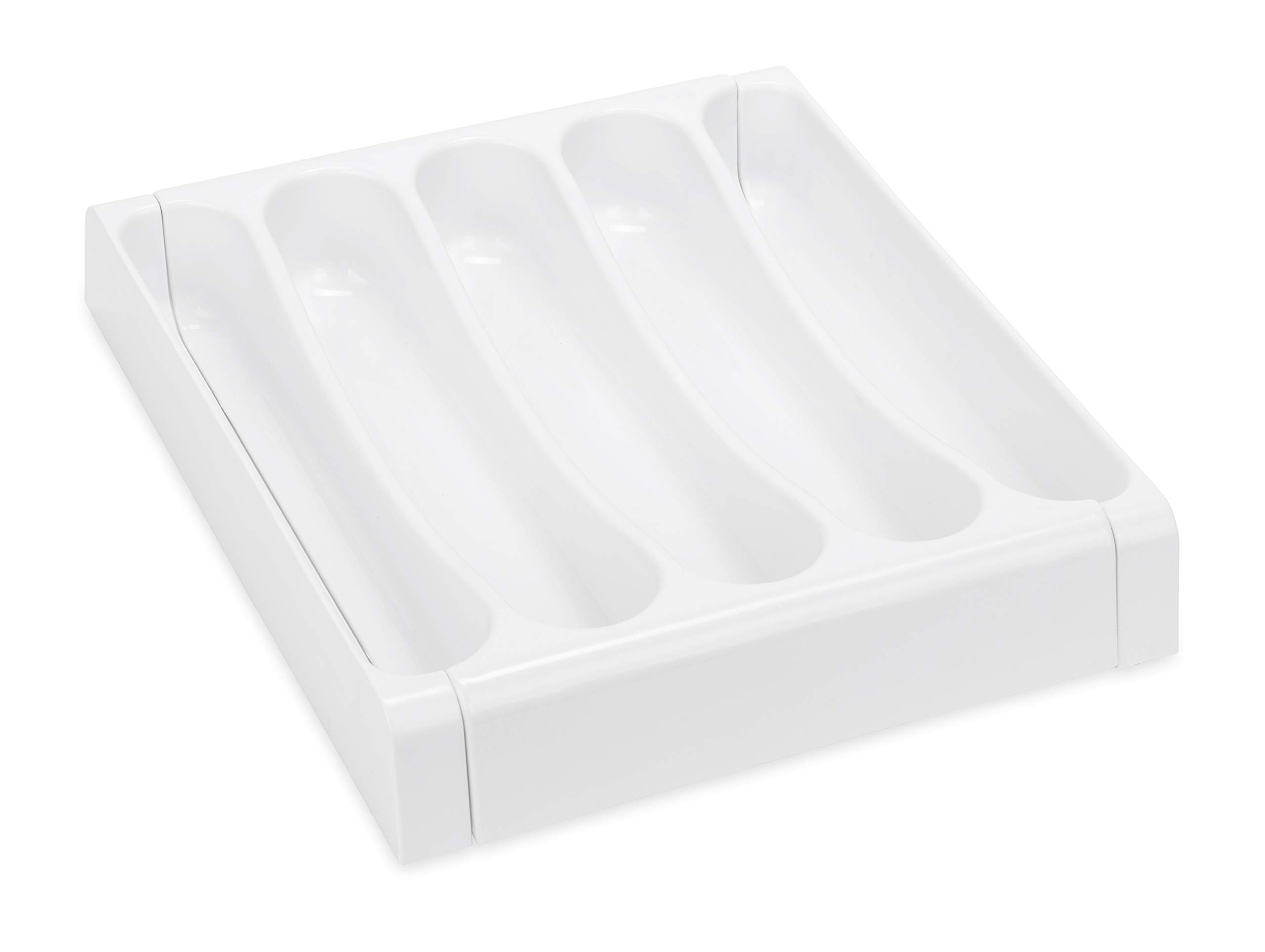 Camco 43503 Adjustable Cutlery Tray, White
