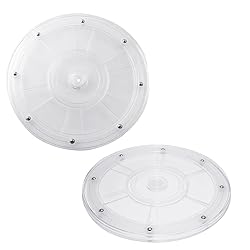 Murtenze 2Pcs 8 Inch Acrylic Turntable