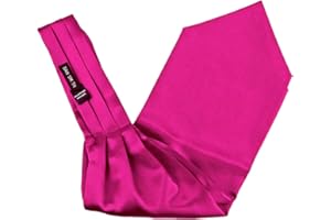 Dan Smith Solid Feel Silk Cravat Tie For Wedding Famliy Shirt Cravat Scarves Pocket-Square Cuff Set