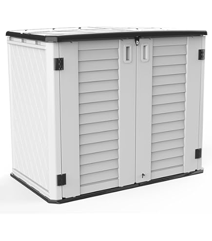 Suncast 34 Cu Ft Capacity Horizontal Outdoor Storage Shed for