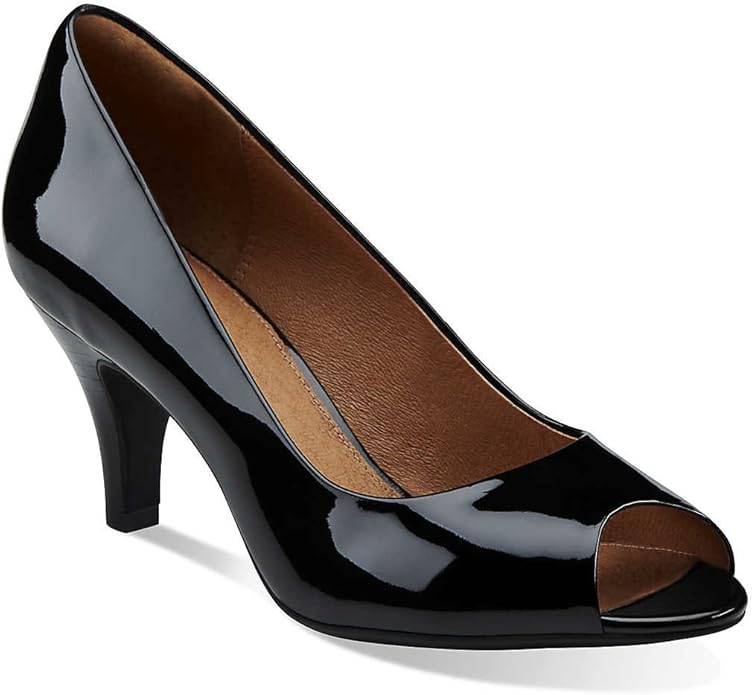 clarks artisan peep toe