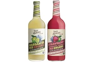 Tres Agaves Lime and Strawberry Margarita Mix 2 Pack