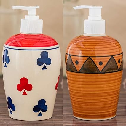 Amazon Com Sforzi Decorative Ceramic Refillable Liquid Hand Wash