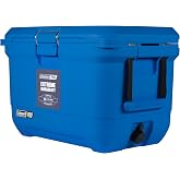 Coleman Pro 45-Quart Hard Cooler with Wheels, Neptune | Holds up to 74 cans and ice retention up to 4 days, Rugged Handles for easy transport, Great for Camping, Sporting events