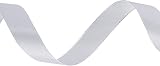 OWill White Satin Ribbon 20mm x 22m Double Sided Polyester Gift Wrap view 3