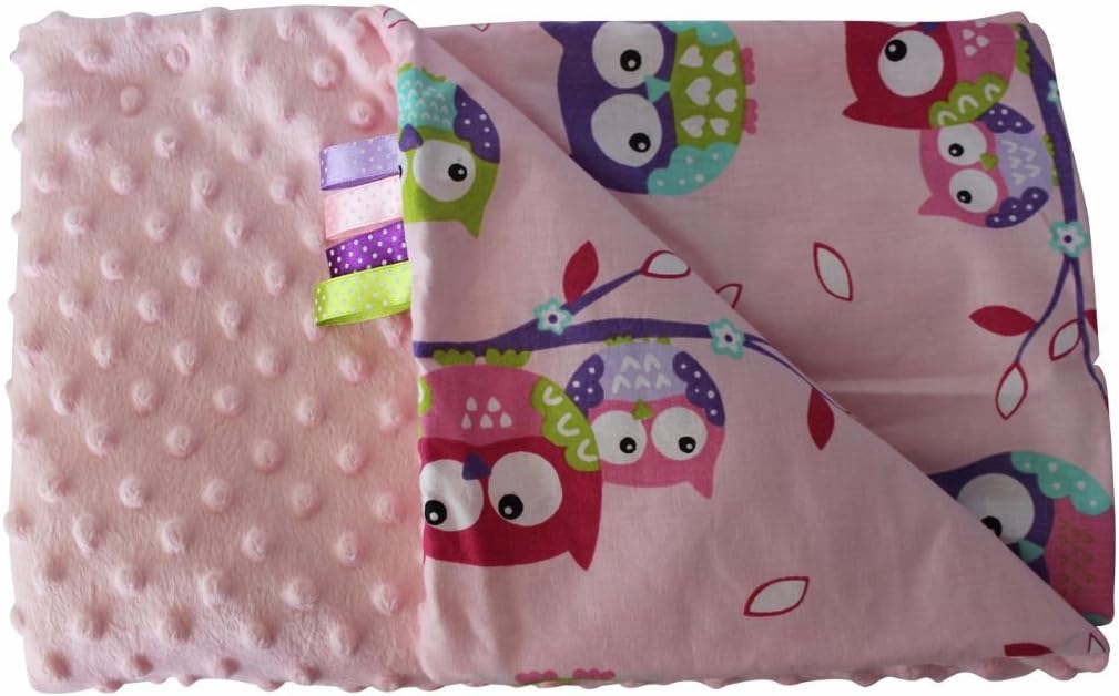 Minky Baby Blanket Blanket Super Soft and Fluffy Handmade