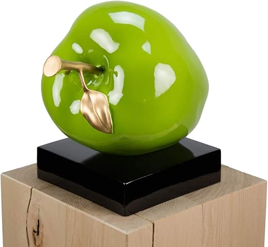 Kunstloft Skulptur Lebenselixier In 31x32x23 5cm Moderne Kunststein Figur Apfel Grun Gold Deko Statue Als Unikat Handgefertigtes Kunstwerk Schone Wohnzimmer Dekoration Amazon De Kuche Haushalt