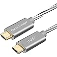 CableCreation Micro USB to USB C Cable 6.6 FT, Braided USB C to Micro USB OTG Cable, Type C to USB Micro Compatible with Raspberry Pi Zero MacBook Pro Air S22 Pixel, etc, 2M Space Gray