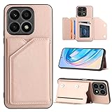 Compatible with Honor X8a Cover Case,PU Leather