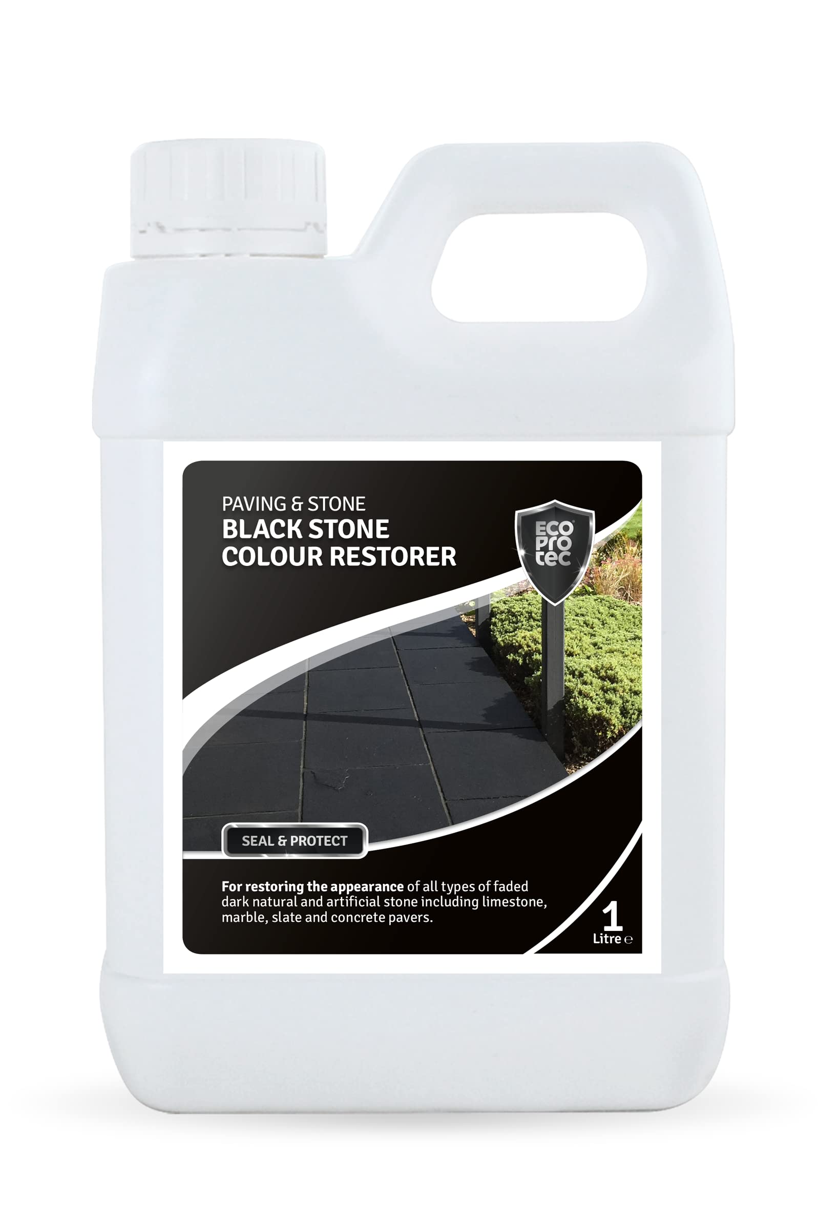 ECOPROTEC BLACKSTONE COLOUR RESTORER-1L - Staining Solution (1 Litre)