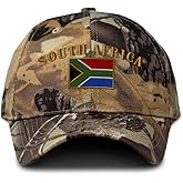 Speedy Pros Camo Baseball Cap South Africa Flag A Embroidery Cotton Strap Closure