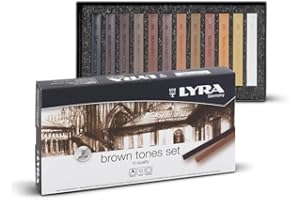 LYRA Polycrayons Soft Brown Tones 12 Box,17.4 x 9.0 x 2.0 cm,5641121