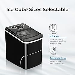 Ice Makers Countertop, Self-Cleaning