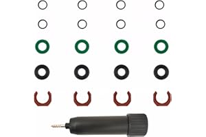 AUTO OCCASION Automotive Fuel Injector Seal Kit Compatible with 2016-2019 Buick Encore Chevrolet Cruze Equinox Malibu 2018-2020 GMC Terrain Replace 55577403