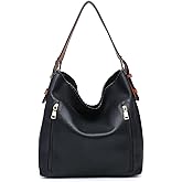 Alexa Vegan Leather Hobo Bag 2-in-1 Shoulder Purse and Handbag with Inner Crossbody Bag for Women
