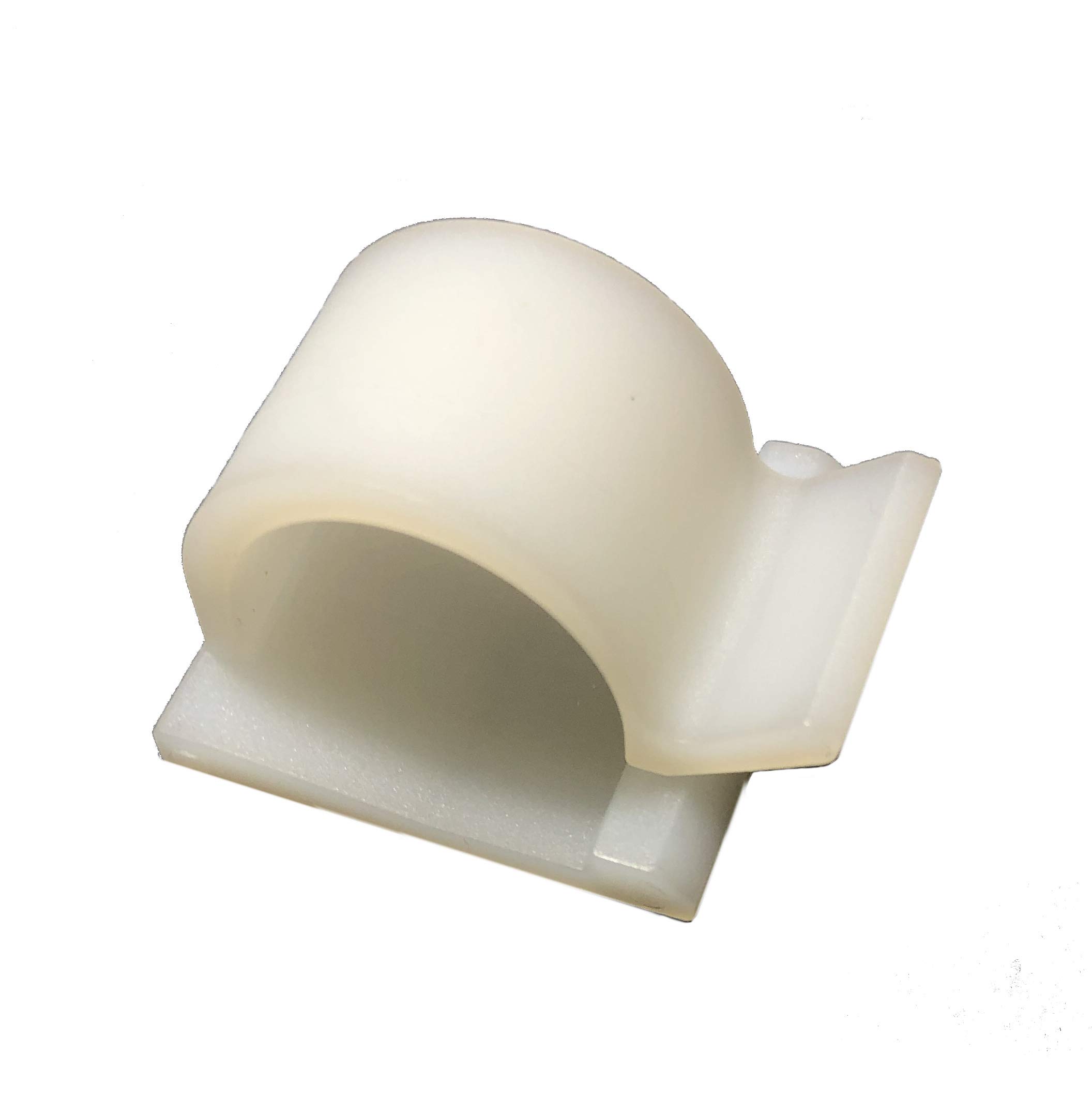 Multipurpose Self-Adhesive Cable Clips Wire Clips Holders Pack of 50 (16mm, White)