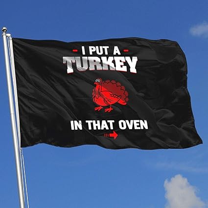 Beautiful Flag For Outdoors Funny Thanksgiving Day Yard Flags