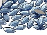 Allstarco 15x7mm Sapphire Lite .LS Navette Flat