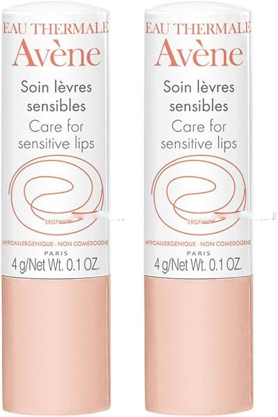 Avène Care for Sensitive Lips 2 x 4g Balm Moisturising Nourishing Softening