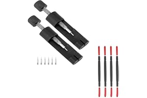 CykTxei 1Set Watch Link Removal Kit, Professional Watch Band Tool Set for Bracelet Strap Adjustment with Pin Remover, Double-
