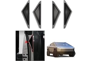 FormiPow Fingerprint Resistant Door Handles for 2024 Tesla Cybertruck, Easy to Install Cybertruck Accessories (Matte Black) (4pcs)