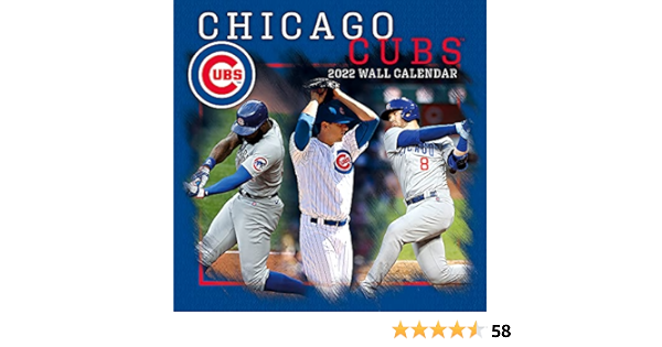 Chicago Cubs Calendar 2022 Dizba-Npcfhunm
