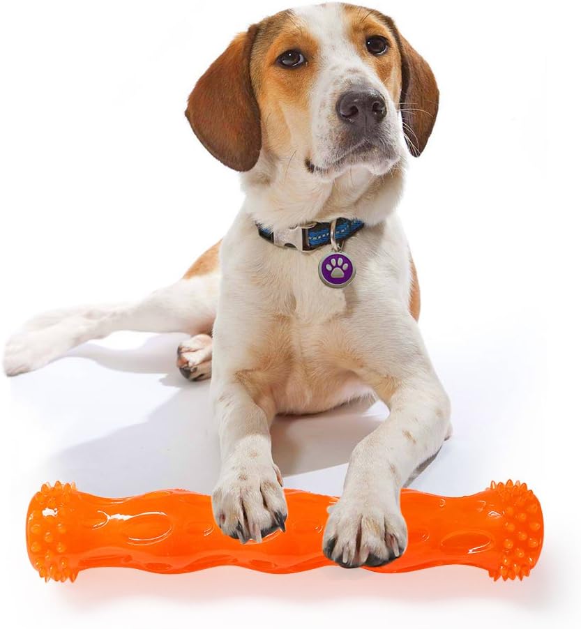 Amazon 音の出る玩具 犬 噛むおもちゃ デンタルケア 歯磨き 壊れない 丈夫 柔らかい 耐久性 安全無毒 ペット用品 Tpr材質 小型犬用 中型犬用 L オレンジ Ireenuo 噛むおもちゃ 通販