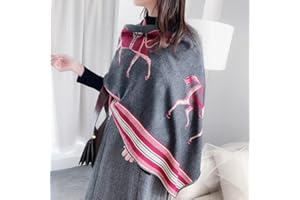 Spring/Summer Korean Fashion Embroidered Scarf – Women's Cashmere-Like Air Conditioning Shawl