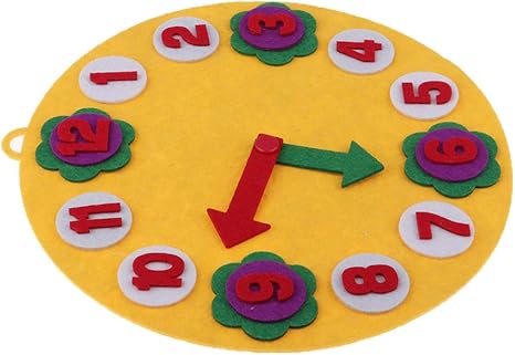 Amazon Sharplace 知育玩具計 数学パズル 布のおもちゃ 子供 早期学習玩具 すうじ 計算 色 形 認識 Diy 手作り おもちゃ デジタル時計 知育時計 時計のおもちゃ おもちゃ