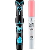 essence Lash Princess Waterproof &amp; Volume Booster Primer Duo Bundle | Volume Booster Base for Volumizing, Dramatic Curl and Length, Clump-Free, Smudge-Proof, Vegan &amp; Cruelty Free, Pack of 2