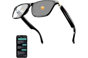 Ai Smart Glasses with Chat GPT, Bluetooth Glasses for Men Women with 160+ Language &amp; Accents, Translation Glasses Color-Change Lens, Smart Eyewear for Gaming Meeting Travel Trade Business, (Black)4.1 out of 5 stars 1311 offer from $35.99
