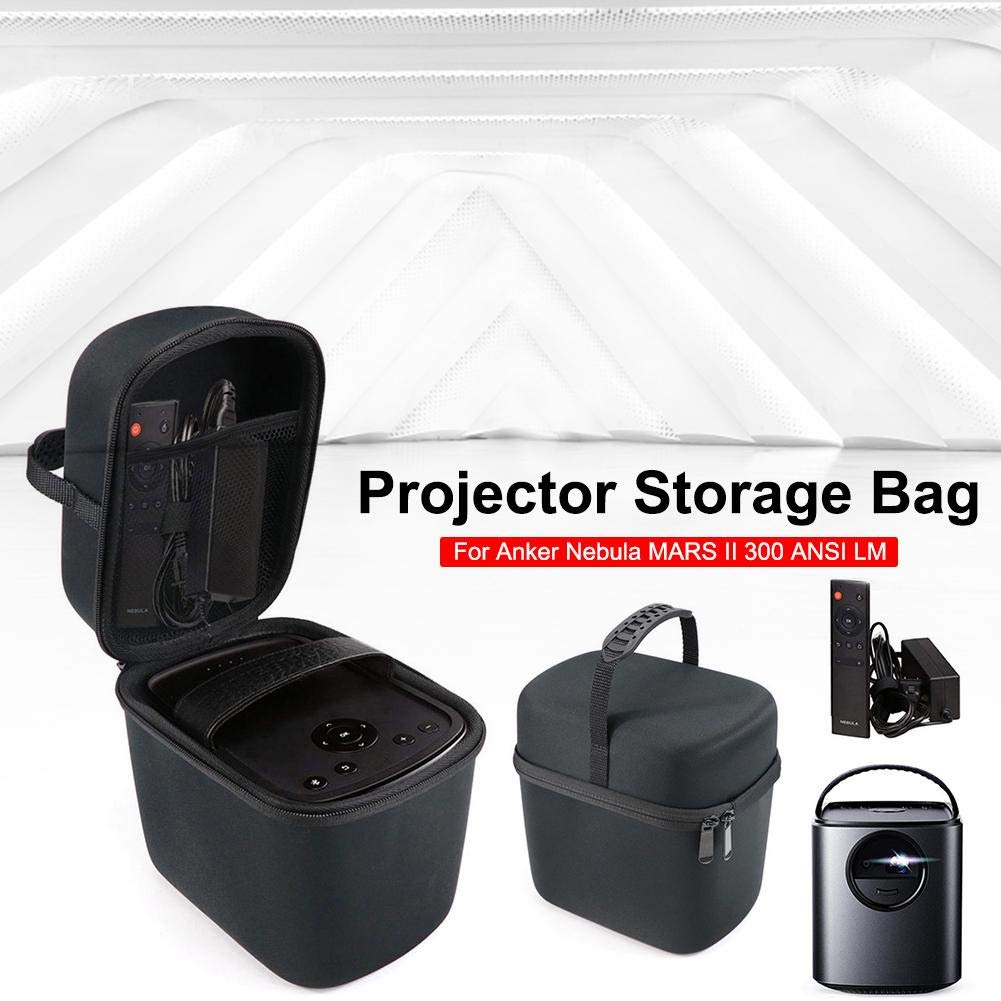 Belukies Mini Estuche De Viaje con Proyector Rígido, Bolsa De ...