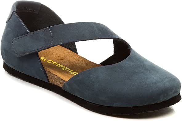 Comfortfusse Navy ALYA Leather Sandal Women