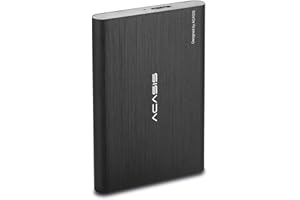ACASIS USB3.0 2.5" Portable External Hard Drive 320GB Hard Drive for Desktop Laptop HDD (320GB, Black)