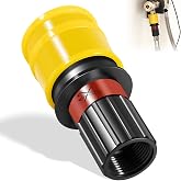 for Grohe 46138000 1/2" Quick Coupling 2.2 GPM Faucet Spout Quick Coupling | Fits Bath/Kitchen/Garden Pipes, Steel/Plastic Rust-Resistant, Leak-Proof, Tool-Free Install