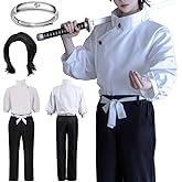JMOBEU Okkotsu Yuta Costume Uniform School Uniform Full Set Halloween Outfit