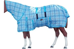 HILASON 66 Inches Horse Fly Sheet Ultra Violet Rays Protect Mesh Bug Mosquito Summer Spring 66 Inches | Fly Sheet | Horse Turnout Sheet | Fly Sheet for Horses | Bug and Mosquito Protection | Fly Sheet