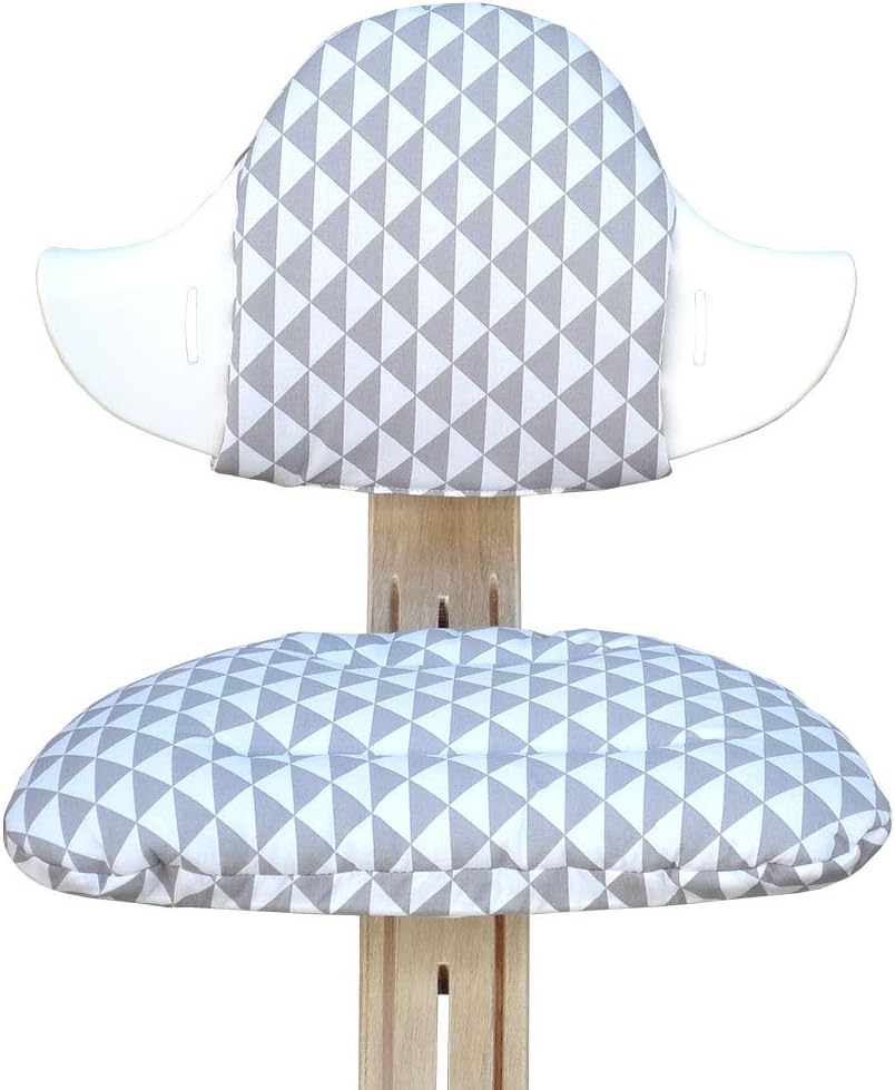 Blausberg Baby - Cushion Set for Nomi Highchair of Evomove - Triangle Gray